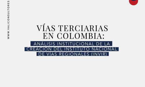 Vías terciarias en Colombia