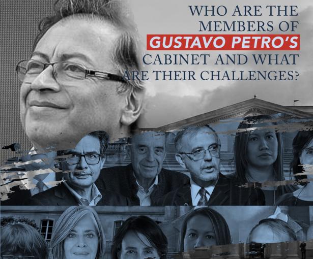 Who are the members of Gustavo Petro's Cabinet and what are their challenges
